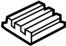 View Fuel Tank Insulator Full-Sized Product Image 1 of 3
