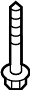 View Bolt. Mount. Suspension. (Rear, Lower) Full-Sized Product Image 1 of 8