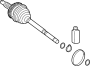 View CV Joint Kit (Front) Full-Sized Product Image 1 of 4