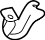 View Suspension Stabilizer Bar Bracket (Left) Full-Sized Product Image 1 of 4