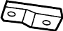 Image of Bracket. Floor. (Right, Front, Lower). A component that. image for your 2023 Genesis GV60   