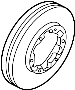 Image of Disc Brake Rotor (Front). A single disc brake. image for your INFINITI