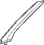 View 76911-6RA0A Full-Sized Product Image for your 2021 Nissan Rogue PLATINUM 2ROW 2.5L CVT 2WD 
