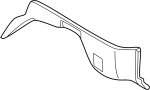 View Interior Quarter Panel Trim Panel (Right, Lower) Full-Sized Product Image
