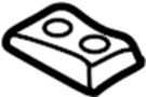 Image of Packing Sunroof Handle. PAK SNRF. Spacer Sun Roof. image for your 1992 Nissan 240SX   