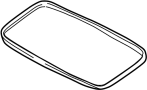 Image of Protector Glass. Spacer Sunroof Glass. Weatherstrip Lid. image for your Nissan 240SX  