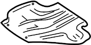 Image of Radiator Support Splash Shield (Front) image for your 2012 Nissan Frontier Crew Cab PRO-4X 4.0L V6 AT 4WD 