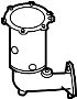 Image of Catalytic Converter image for your 2018 Nissan NV1500 VAN S - STANDARD ROOF 4.0L V6 AT 