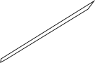 Image of Door Window Belt Weatherstrip (Left, Front) image for your 2003 Nissan Frontier Crew Cab SE 3.3L V6 AT 4WD 