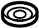 Image of Suspension Shock Absorber Mount Washer. Washer for suspension. image for your 2009 Nissan Quest   