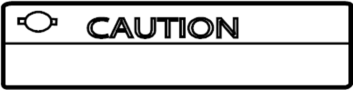 Image of Engine Sticker. Label Caution, Motor Fan. image for your 2024 INFINITI QX80  PREMIUM 3ROW 