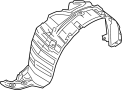 Image of Fender Splash Shield (Left, Front) image for your 2008 Nissan Rogue HATCHBACK S SPECIAL EDITION  
