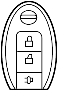 Image of Keyless Entry Transmitter image for your 2014 Nissan Rogue   