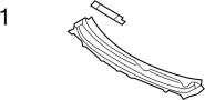 Image of Cowl Cover image for your 2016 Nissan NV (High Roof / Standard Roof)   