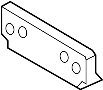 Image of License Plate Bracket image for your 2019 Nissan Titan King Cab S/BSD 5.0L V8 DIESEL AT 2WD/MWB 