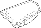 Image of Transmission Oil Pan. Transmission Oil Pan. image for your 2014 INFINITI QX60   