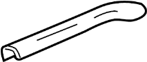 Image of Roof Rack Cover (Left, Rear) image for your 2009 Nissan Murano WAGON S 3.5L V6 CVT 2WD 