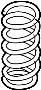 View Coil Spring (Rear) Full-Sized Product Image 1 of 2