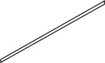 Image of Door Belt Molding (Right, Front) image for your 2009 Nissan Murano WAGON S 3.5L V6 CVT 2WD 