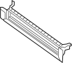 View Active Grille Shutter. Grille Bumper. Radiator Grille.  (Left, Front, Lower) Full-Sized Product Image