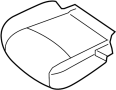 Image of GUARNICI±N COJ«N ASIENTO DEL image for your 2014 Nissan NV2500   