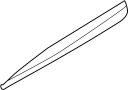 Image of Door Molding (Left, Front) image for your 2022 Nissan Frontier   