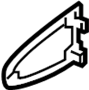 View Exterior Door Handle Gasket (Front, Rear) Full-Sized Product Image