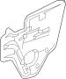 Image of Door Water Deflector (Left, Rear) image for your 2009 Nissan Frontier King Cab SE 4.0L V6 AT 4WD 