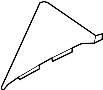 Image of Body D-Pillar Molding (Left) image for your 2024 Nissan Murano SV  
