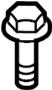 View Bolt Hex, with Spare.  Full-Sized Product Image