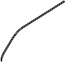 Image of Roof Panel Seal (Right, Front) image for your 2007 Nissan Titan Crew Cab XE 5.6L V8 FLEX AT 4WD/SB 