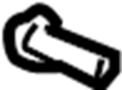 View Seat Armrest Bolt Full-Sized Product Image