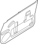 Image of Screen Sealing. (Left, Front) image for your 2012 Nissan Frontier Crew Cab SV 4.0L V6 AT 4WD 