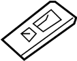 Image of Finisher Power Window Switch. (Left, Front) image for your Nissan