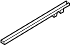 Image of Door Window Belt Weatherstrip (Left, Rear) image for your 2009 Nissan Titan King Cab SE 5.6L V8 AT 4WD/SB 