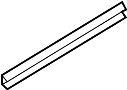 Image of Door Seal (Right, Rear) image for your 2009 Nissan Titan King Cab SE 5.6L V8 AT 4WD/SB 
