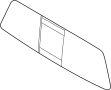 Image of Back Glass (Rear) image for your 2013 Nissan Titan King Cab SV 5.6L V8 AT 4WD/SB 