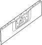 Image of Tailgate (Rear). A bare tailgate, with no. image for your 2013 Nissan Titan Crew Cab SL  