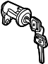 Image of Cylinder Set Back Door Lock. image for your 2008 Nissan Xterra   