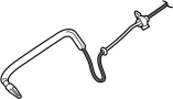 Image of Antenna Cable image for your 1992 Nissan Pathfinder ST/XE 3.0L V6 MT 2WD 