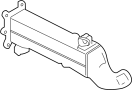 Image of Exhaust Gas Recirculation (EGR) Cooler image for your 2018 Nissan Titan King Cab PRO/4X  