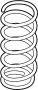 Image of RESORTE DELANTERO. Coil Spring. image for your 2015 Nissan NVT (Taxi)   