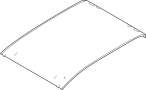 Image of Roof Panel. Panel used for the roof. image for your 2019 Nissan Titan Crew Cab SV/BASE  