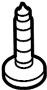 View Sun Visor Screw Full-Sized Product Image