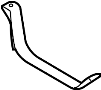 Image of Fuel Tank Strap image for your 2008 INFINITI QX56   