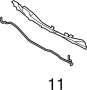 Image of Cowl Extension Seal image for your 2012 Nissan Juke BASE  