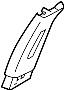 Image of Door Pillar Post Trim Set (Left, Upper) image for your 2009 Nissan Armada   