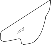 Image of Door Water Deflector (Left, Front) image for your 2012 Nissan Frontier Crew Cab SV 4.0L V6 AT 4WD 