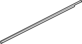 Image of Door Belt Molding (Left, Front) image for your 1985 Nissan Maxima   
