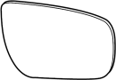 Image of Door Mirror Glass (Right). Door Mirror Glass. image for your 2014 Nissan NVP   